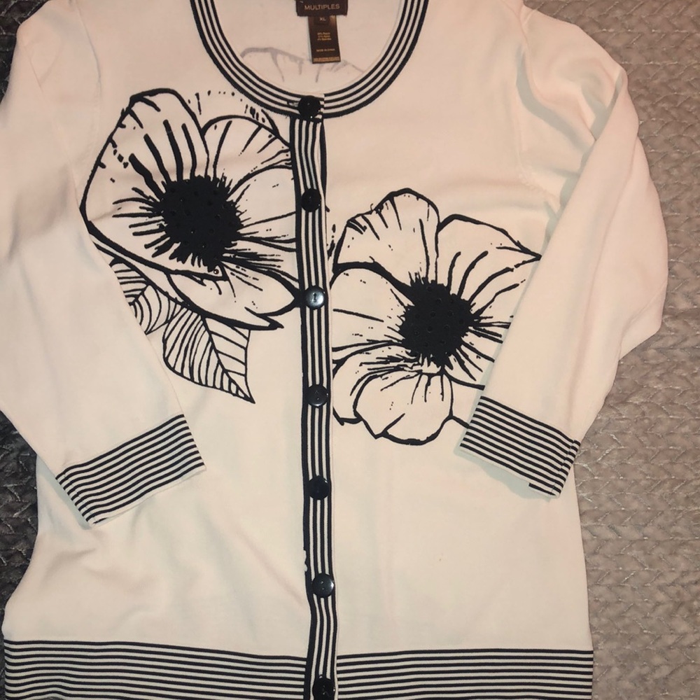 Multiples Rayon blend cardigan.